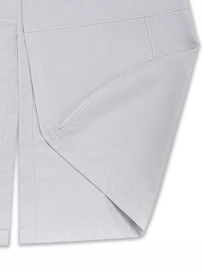 Button Up Hooded Longline Trench Coat