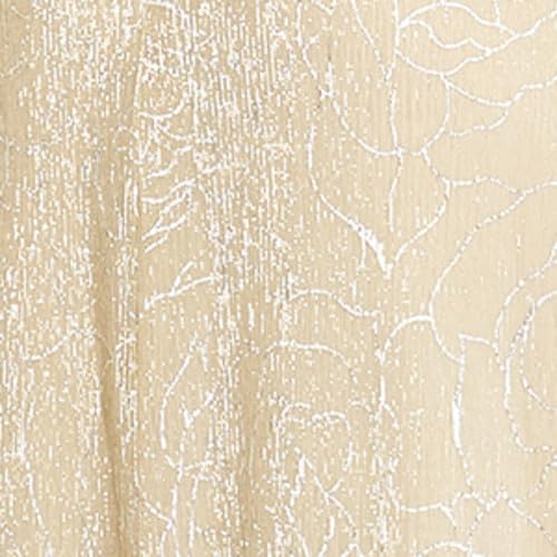 Women's Metallic Mesh Draped Gown Alabaster