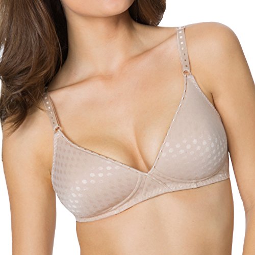 Pink Wear Everywhere Lightly Lined Bra - Fruit of the Loom Women's Lightly Lined Wire-free Bra Sand
