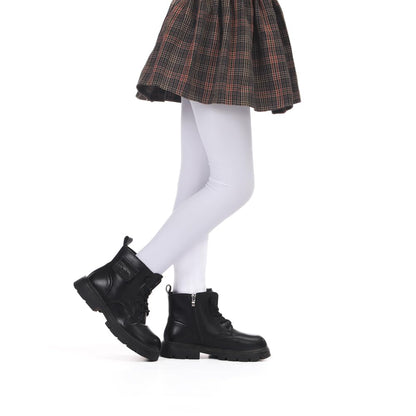 Girls Winter Fleece Lined Tights - Warm Thick Dance Tights for Kids