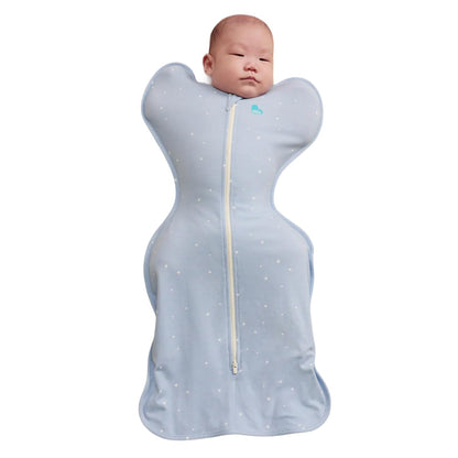 Baby Swaddle Sleep Sack Arms Up Newborn 8-13lbs Self-Soothing Swaddle Medium (13-19 lbs) Twinkle Powder Blue