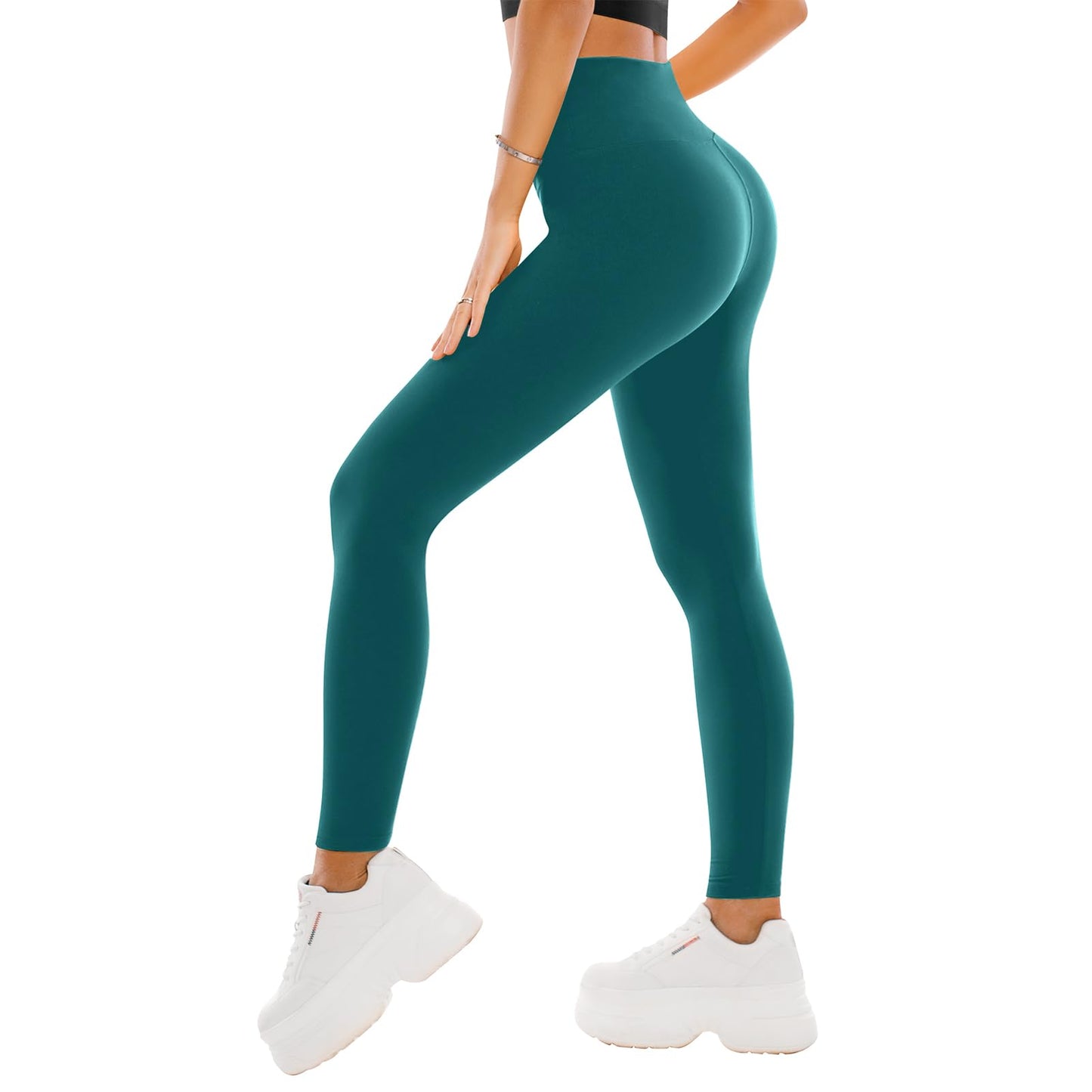 High Waisted Leggings for Women - Buttery Soft Yoga Pants with Tummy Control