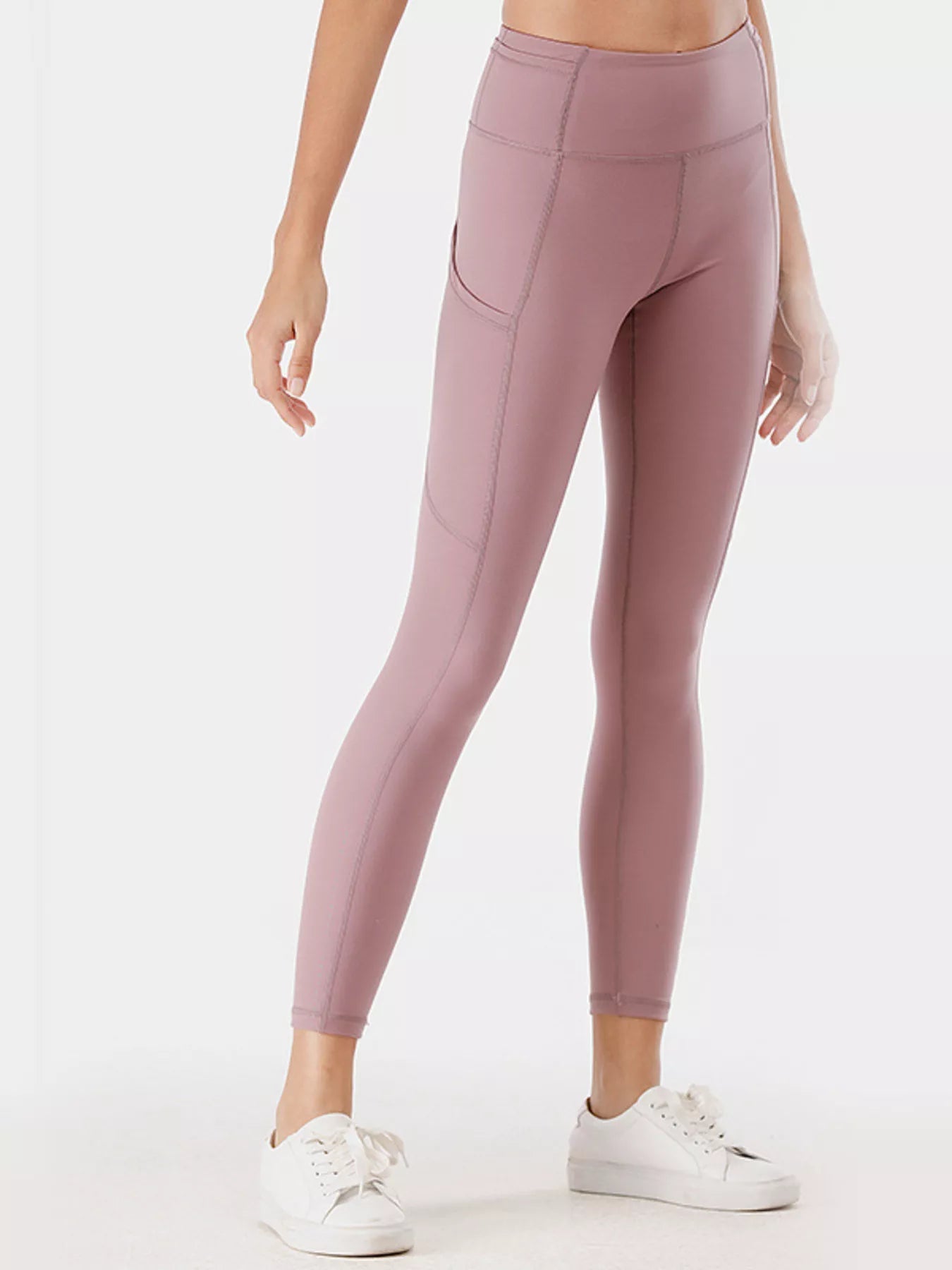 Full Size High-Waisted Active Leggings with Pockets Plus Size