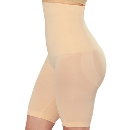 High Waisted Shapewear Women Tummy Control Shorts Body Shaper Underwear Nude