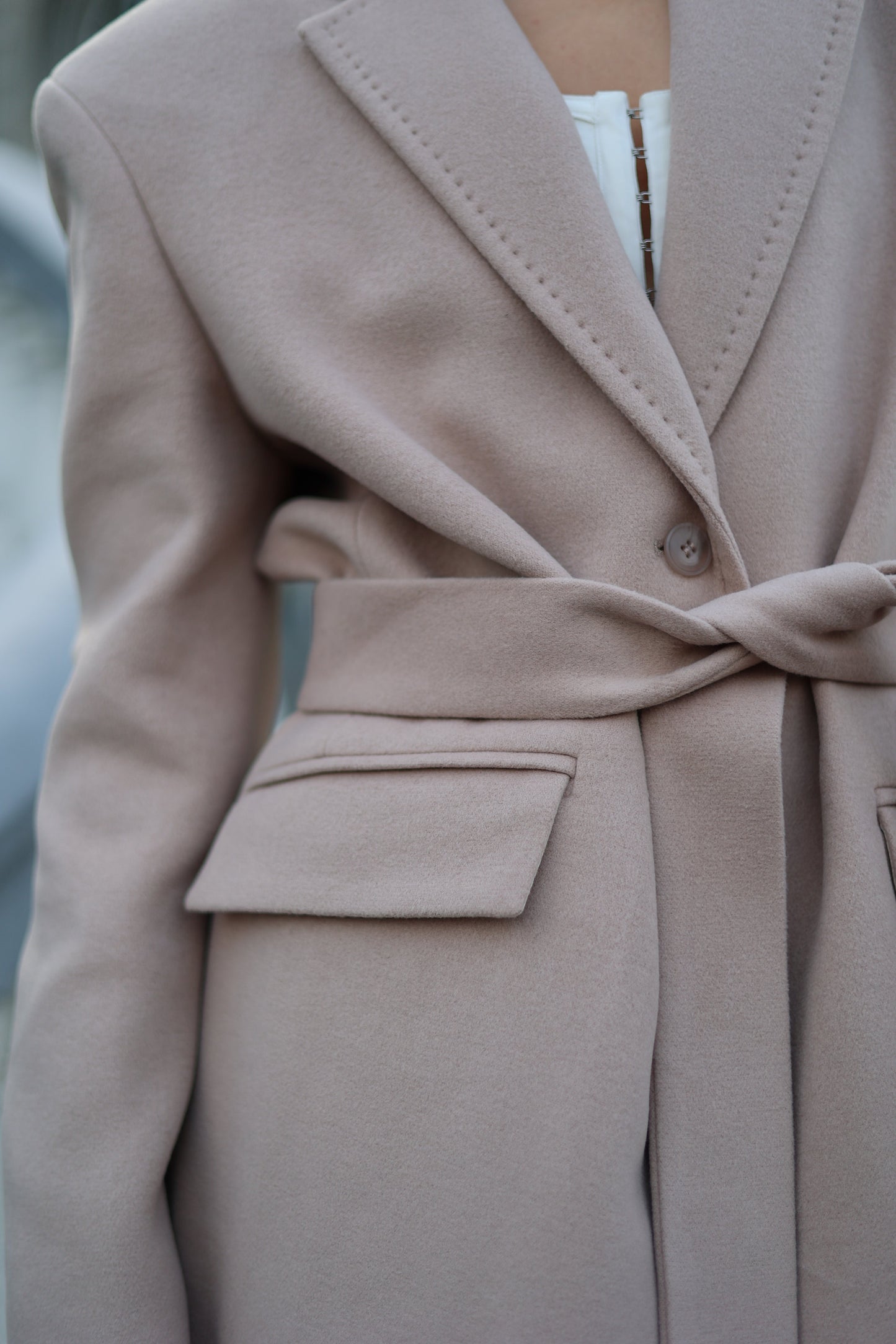 Alpaca Wool Blend Coat