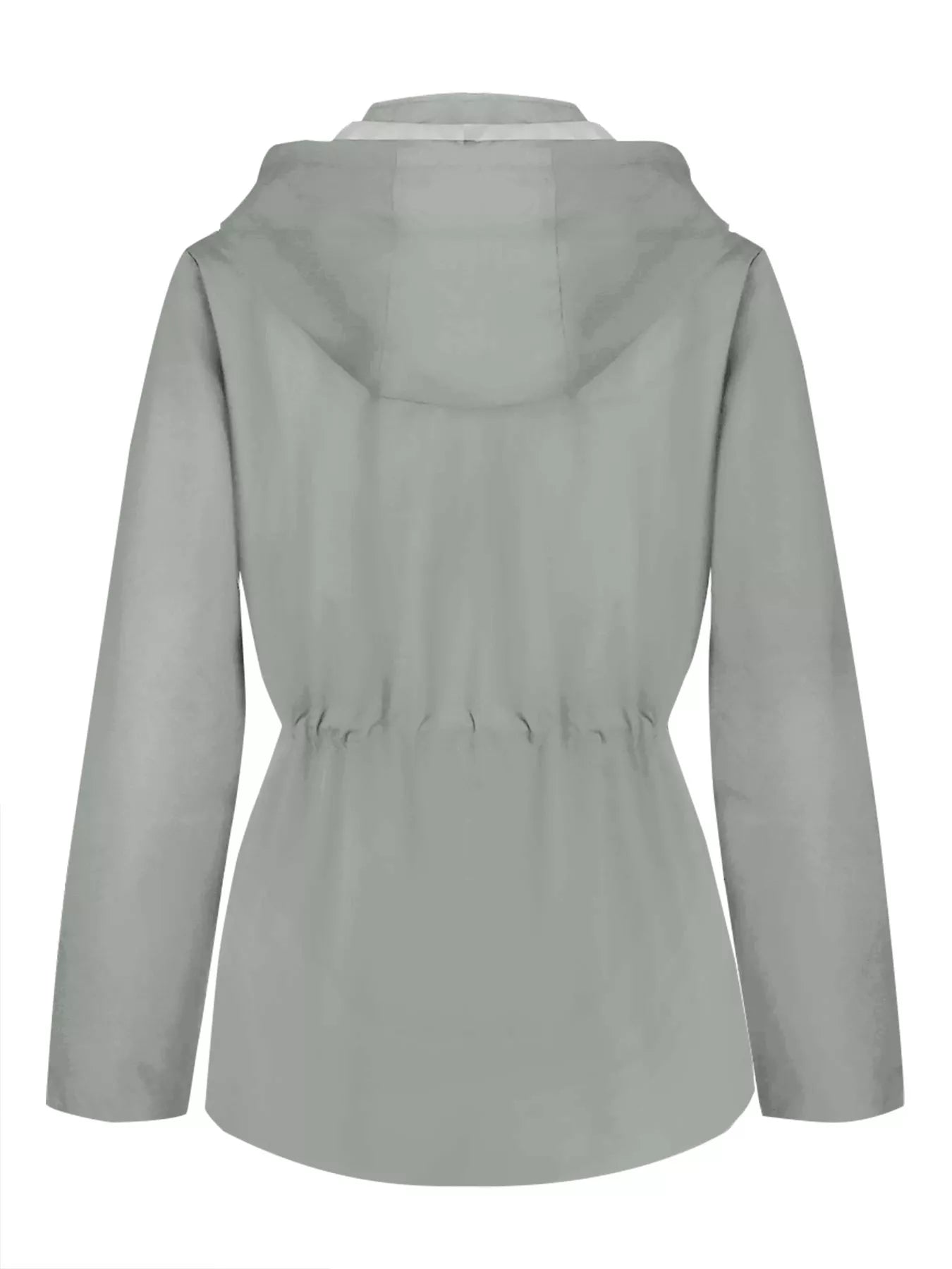 Zip Up Waterproof Hooded Outerwear