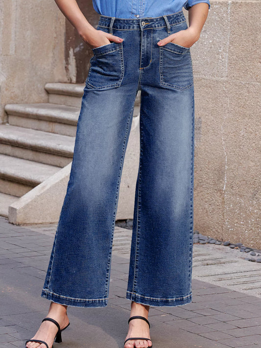Patch Pocket Shift Jeans