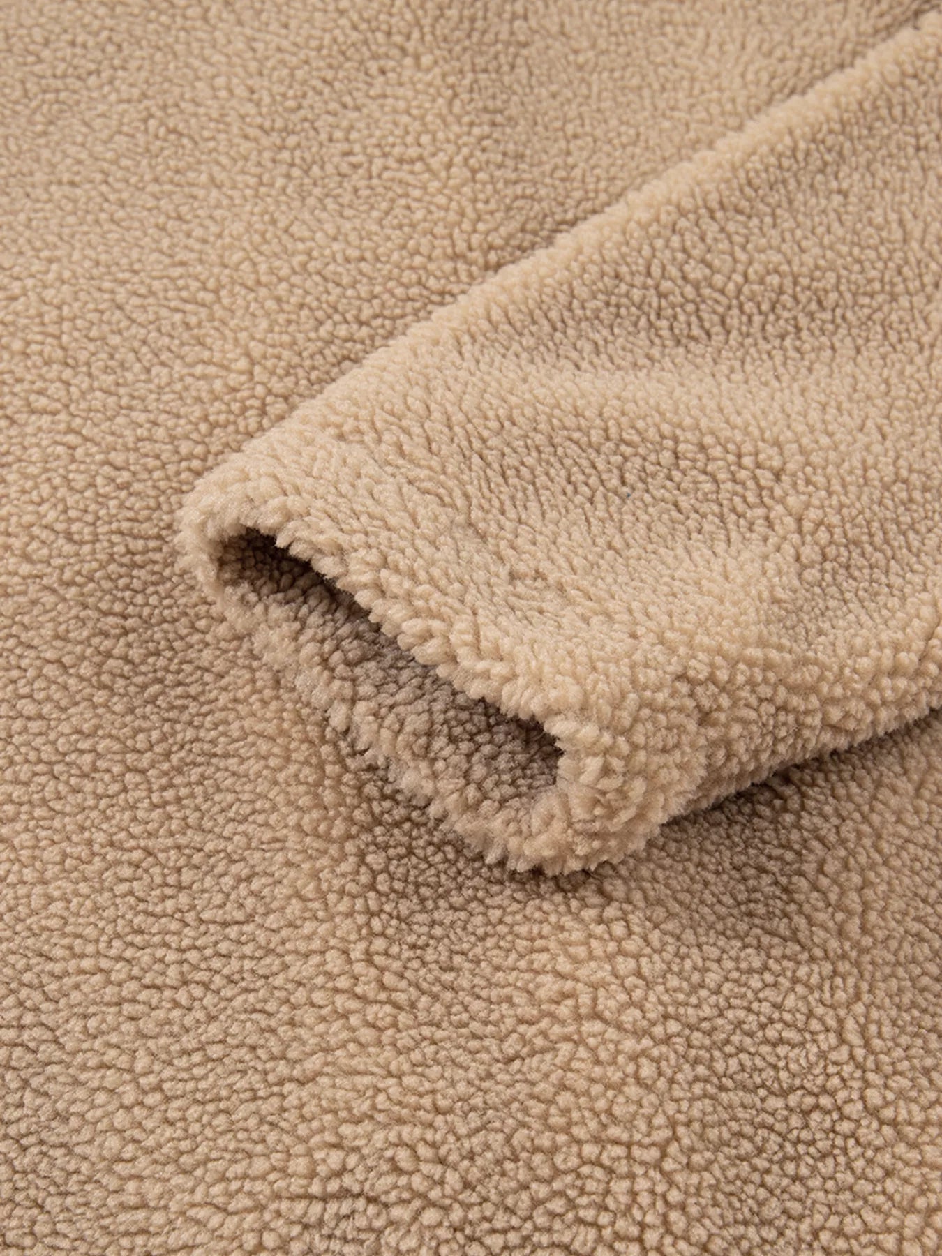 Casual Leopard Print Accent Plush Jacket with Pockets