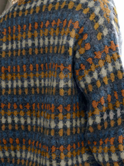 V-Neck Button Down Knit Cardigan