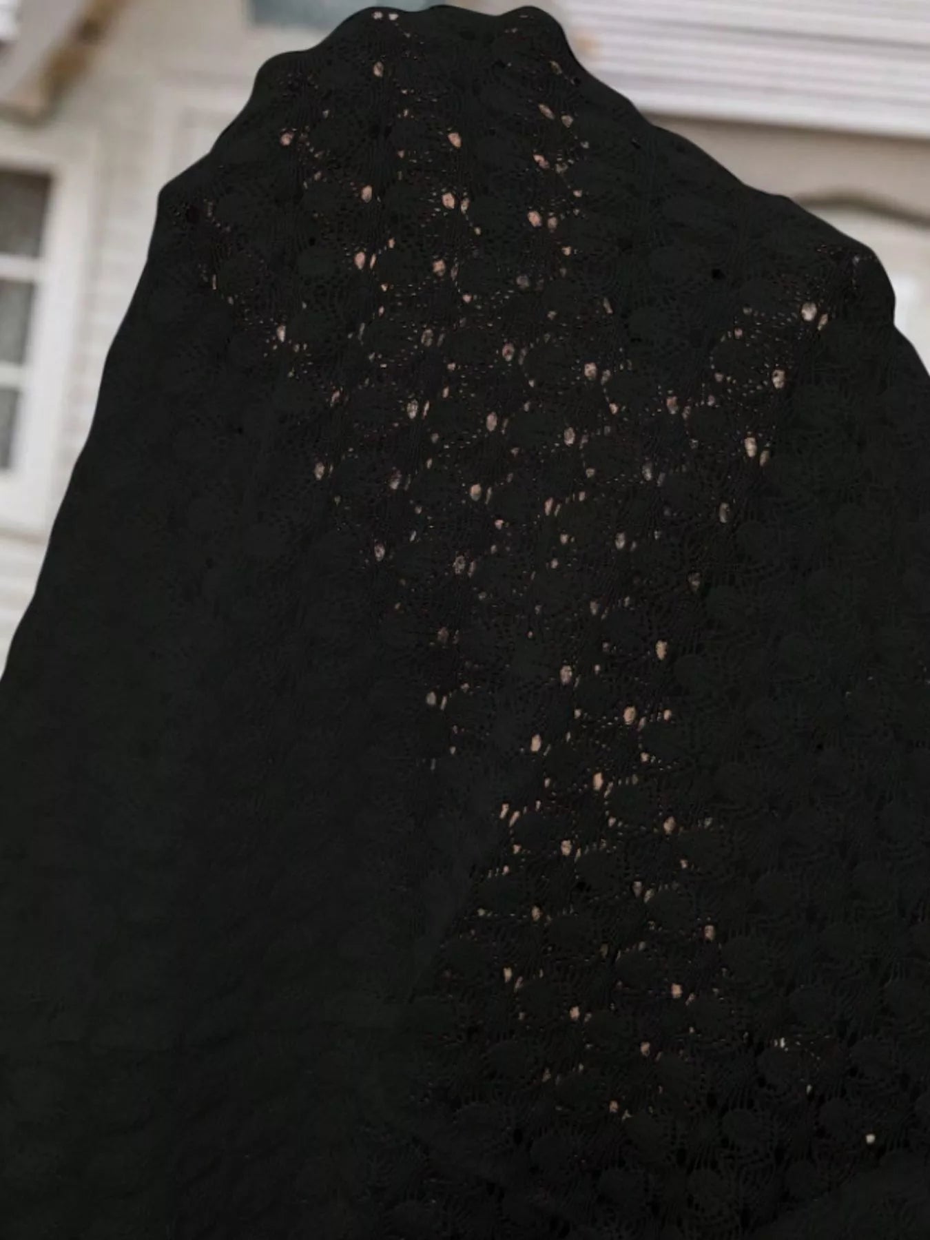 Open Front 3/4 Sleeve Cardigan