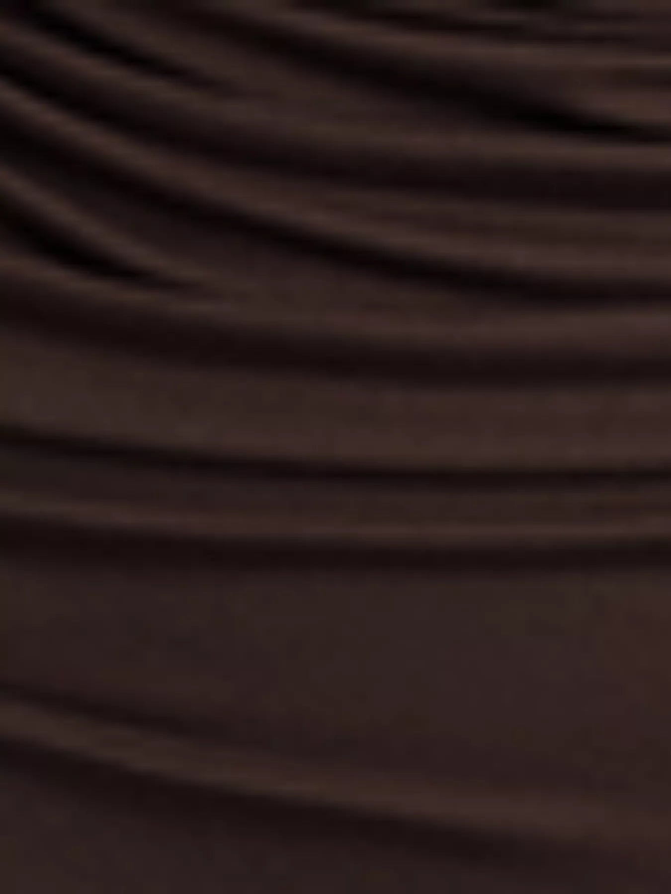 Ruched Long Sleeve A-Line Dress