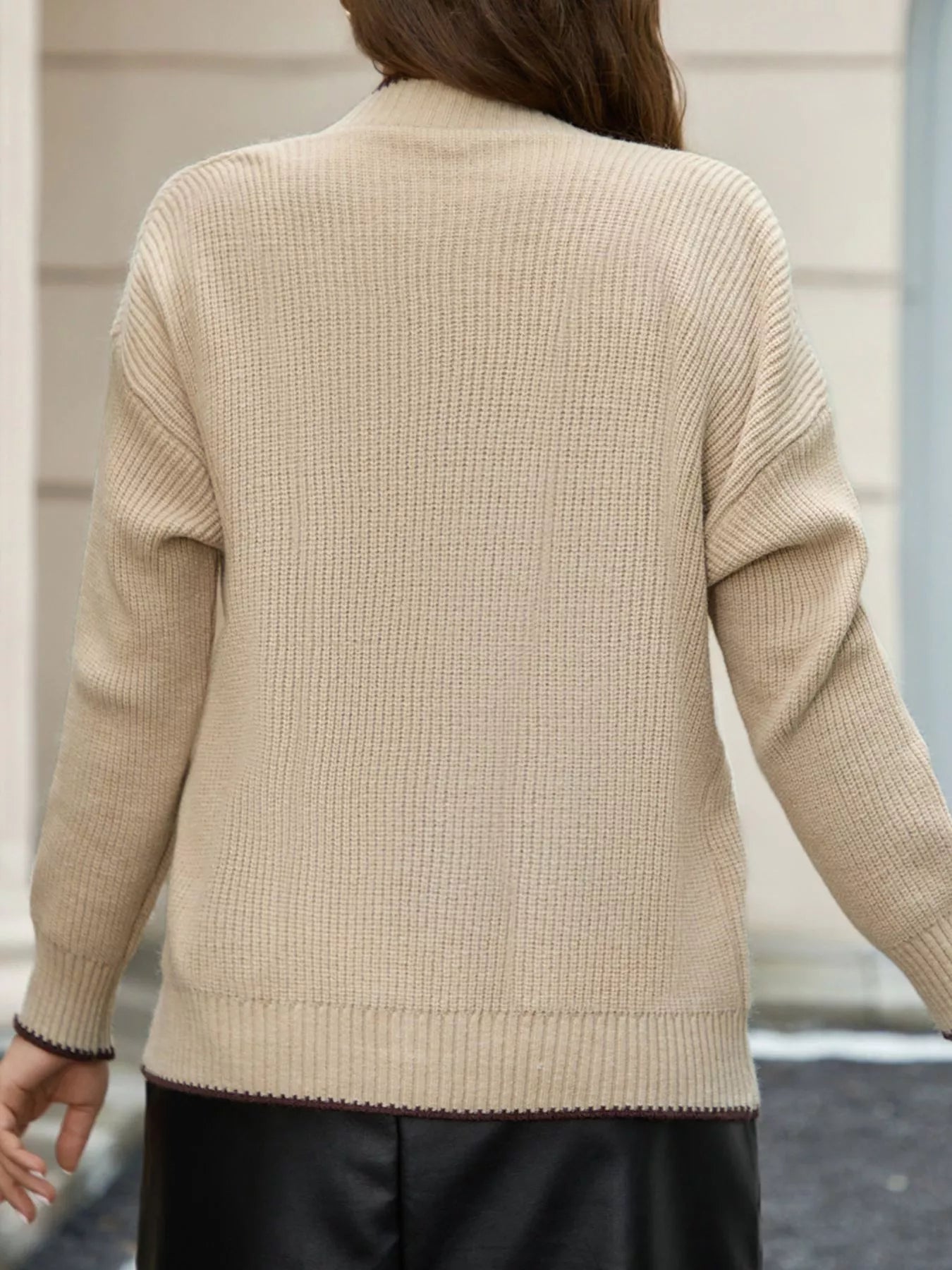 Pocketed Button Down Cardigan