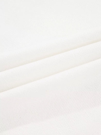 Floral Embroidered Scallop Hem Cropped Sweater