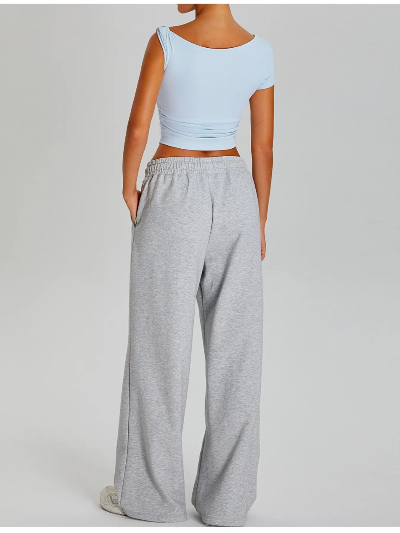 Ruched Side Crop T-Shirt