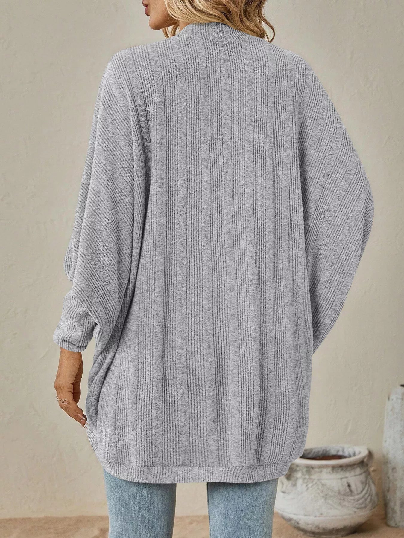 Open Front Cocoon Cardigan