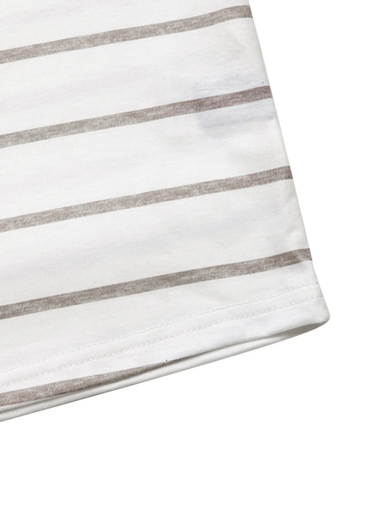 Casual Striped Long Sleeve Color Block T-Shirt