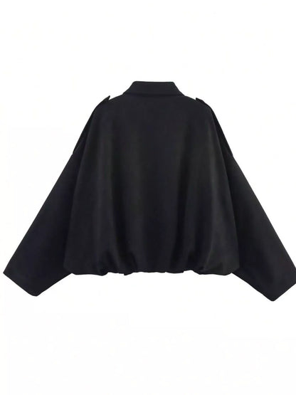 Zip Up Oversized Jacket