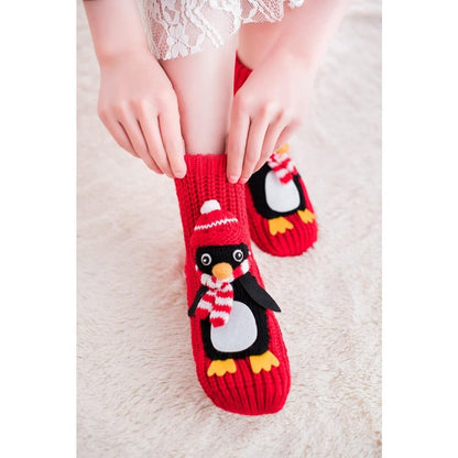 Cute Animal Socks for Women - Plush Long Stocking Socks with 3D Designs