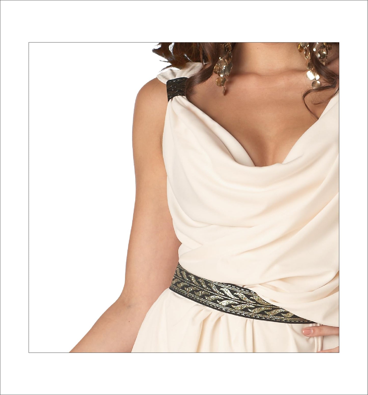 Classic Toga Costume - Deluxe Women's Ancient Roman Outfit