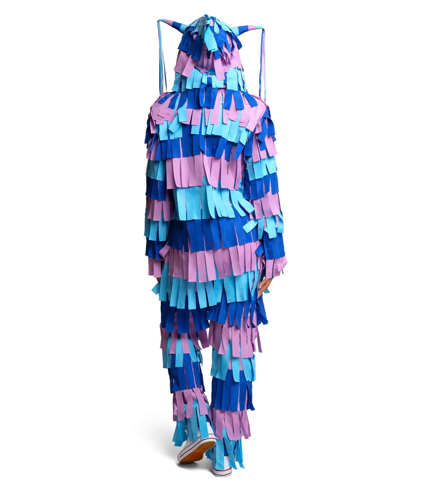 Women's Pinata Jumpsuit Halloween Costume - Bright Multicolored Onesie