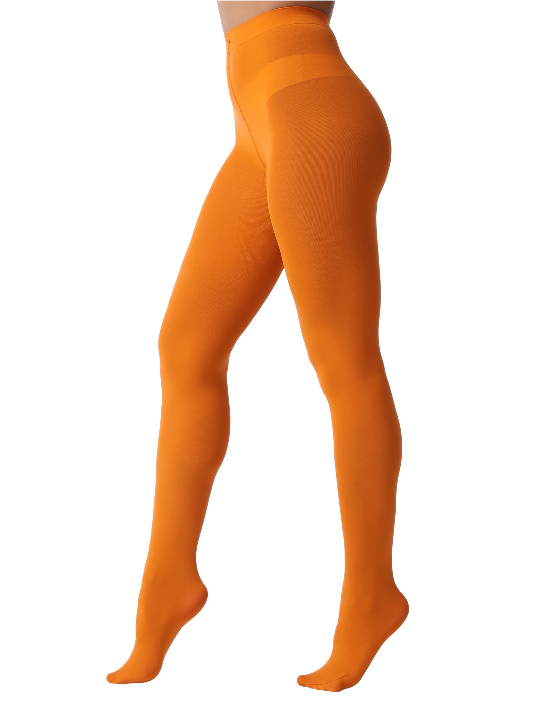 Women's 80 Den Opaque Tights - Soft Microfiber Pantyhose with 3D Stretch Technology