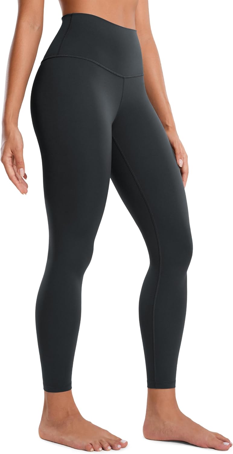 Women's Butterluxe High Waisted Yoga Leggings 25" - Ultra Soft Workout Pants Melanite