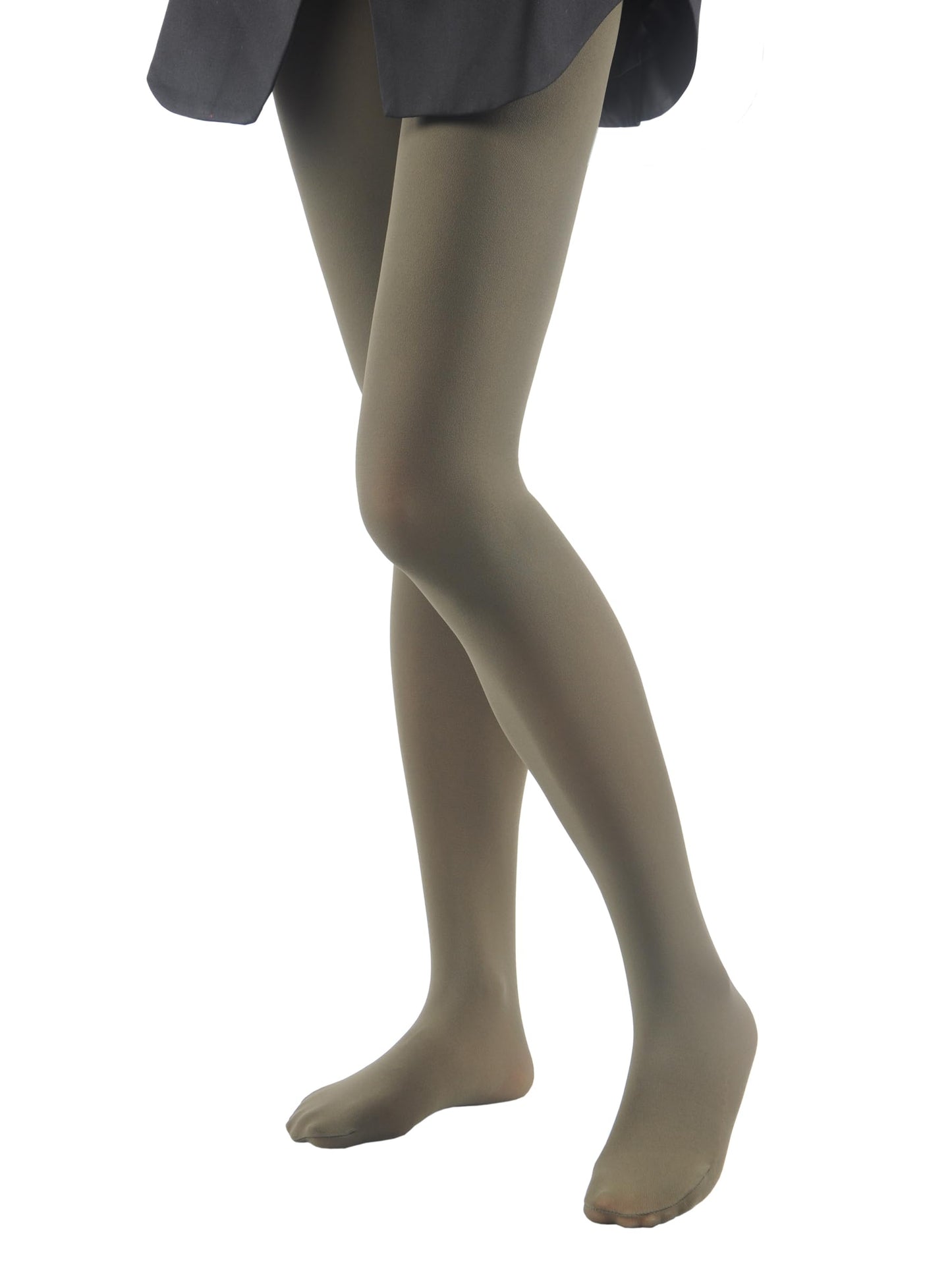Women's 80 Den Opaque Tights - Soft Microfiber Pantyhose with 3D Stretch Technology Olive Green
