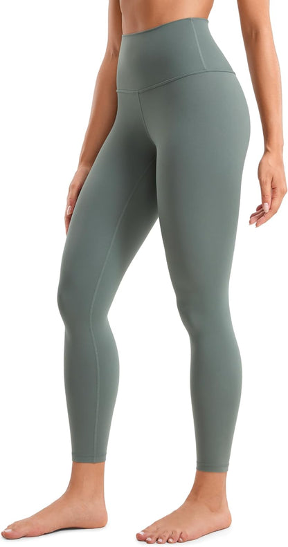 Women's Butterluxe High Waisted Yoga Leggings 25" - Ultra Soft Workout Pants Grey Sage