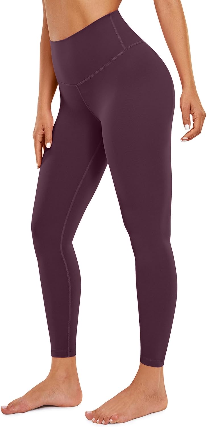 Women's Butterluxe High Waisted Yoga Leggings 25" - Ultra Soft Workout Pants Deep Purple