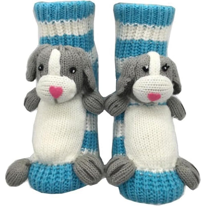 Cute Animal Socks for Women - Plush Long Stocking Socks with 3D Designs H