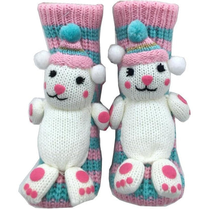 Cute Animal Socks for Women - Plush Long Stocking Socks with 3D Designs Q