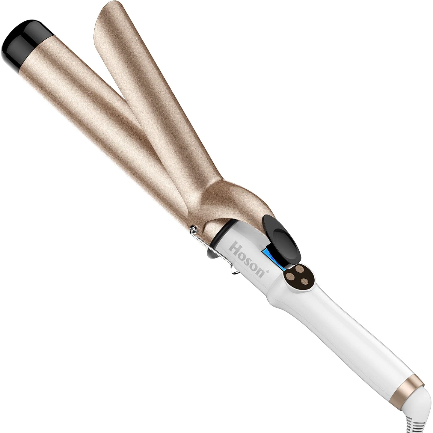Professional Ceramic Tourmaline Curling Iron 3/4 Inch - Hair Curler with Heat Protection 1 1 2 Inch