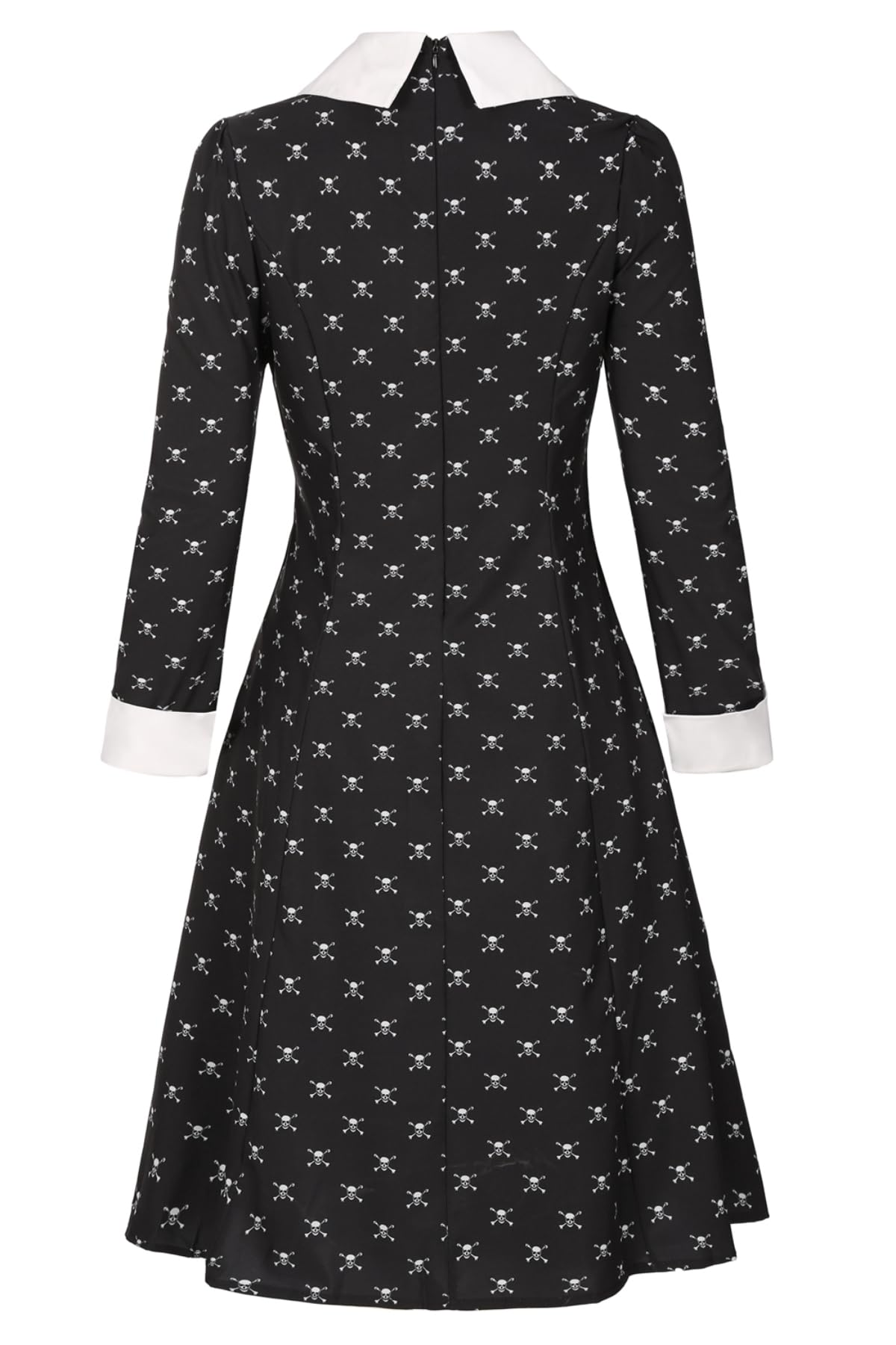 Black Dress Halloween Costume - Women's Complete Outfit with Wig and Accessories