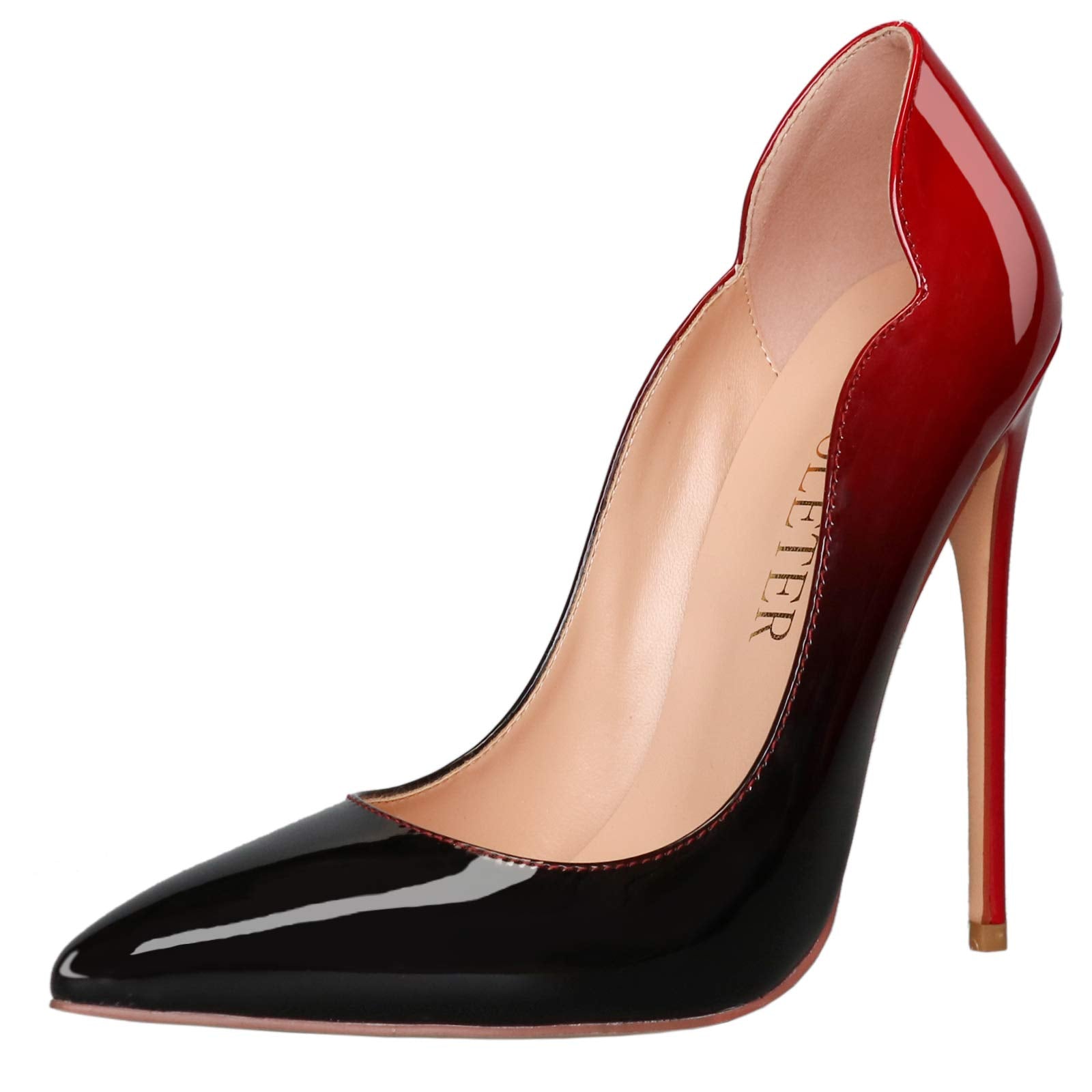Women's Pointed Toe High Heels 4.72 Inch Stiletto Pumps