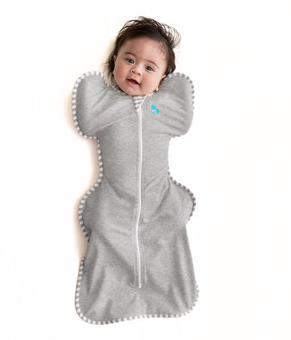 Baby Swaddle Sleep Sack Arms Up Newborn 8-13lbs Self-Soothing Swaddle Gray