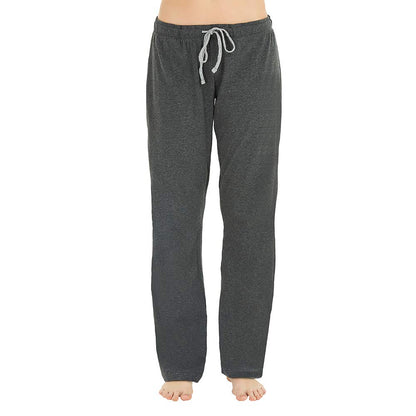 Women's Cotton Pajama Pants - Soft Comfortable Lounge Sleep Bottoms