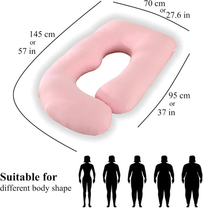 Full Body Pregnancy Pillow 57 Inch Maternity Support Pillow