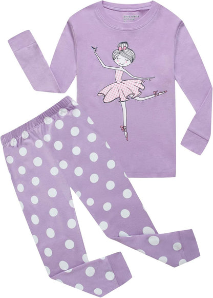 Kids Cotton Pajamas 2 Piece Set - Soft Sleepwear for Boys and Girls