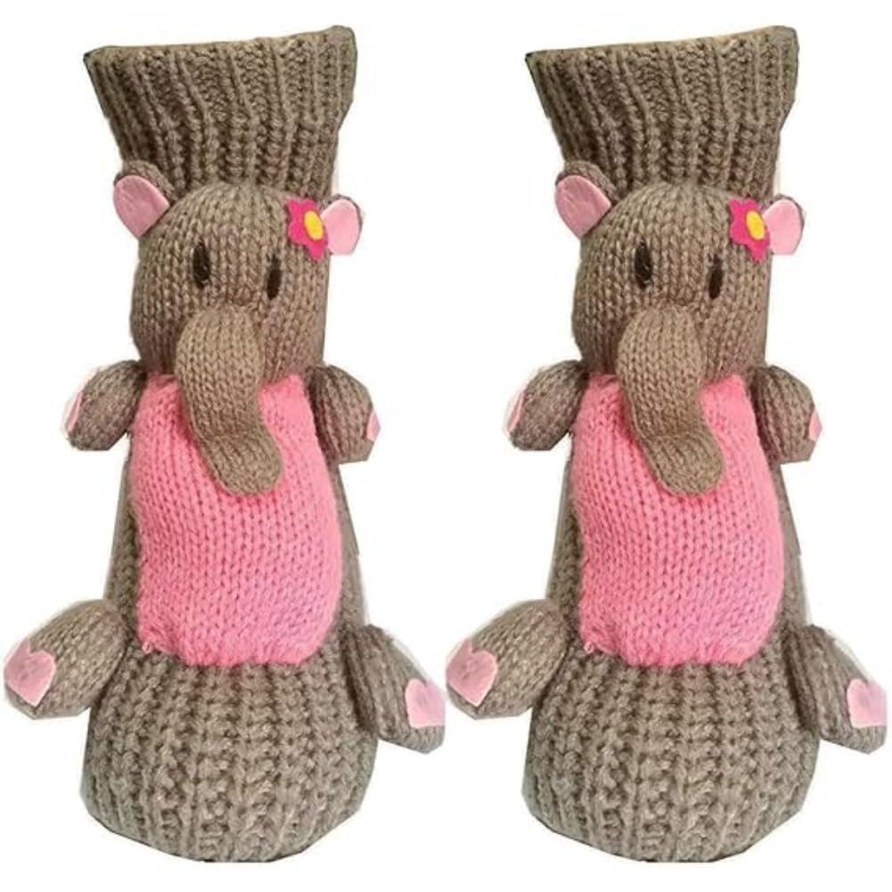 Cute Animal Socks for Women - Plush Long Stocking Socks with 3D Designs C