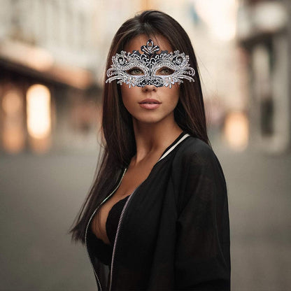 Masquerade Masks - Elegant Mardi Gras Party Masks - Premium Decorative Masks for Women and Men