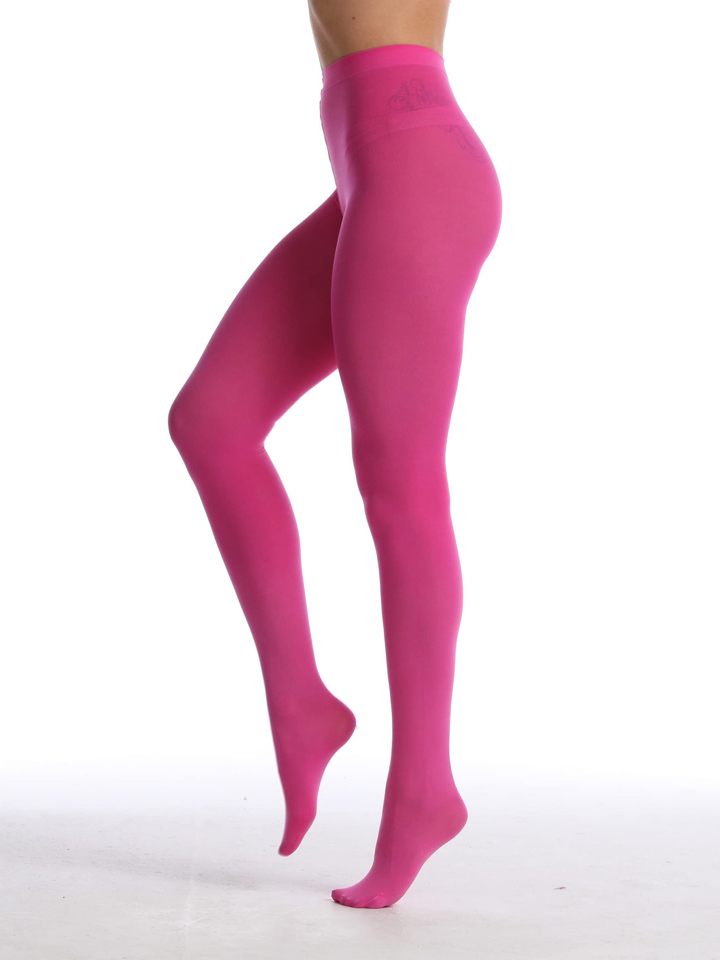 Women's 80 Den Opaque Tights - Soft Microfiber Pantyhose with 3D Stretch Technology