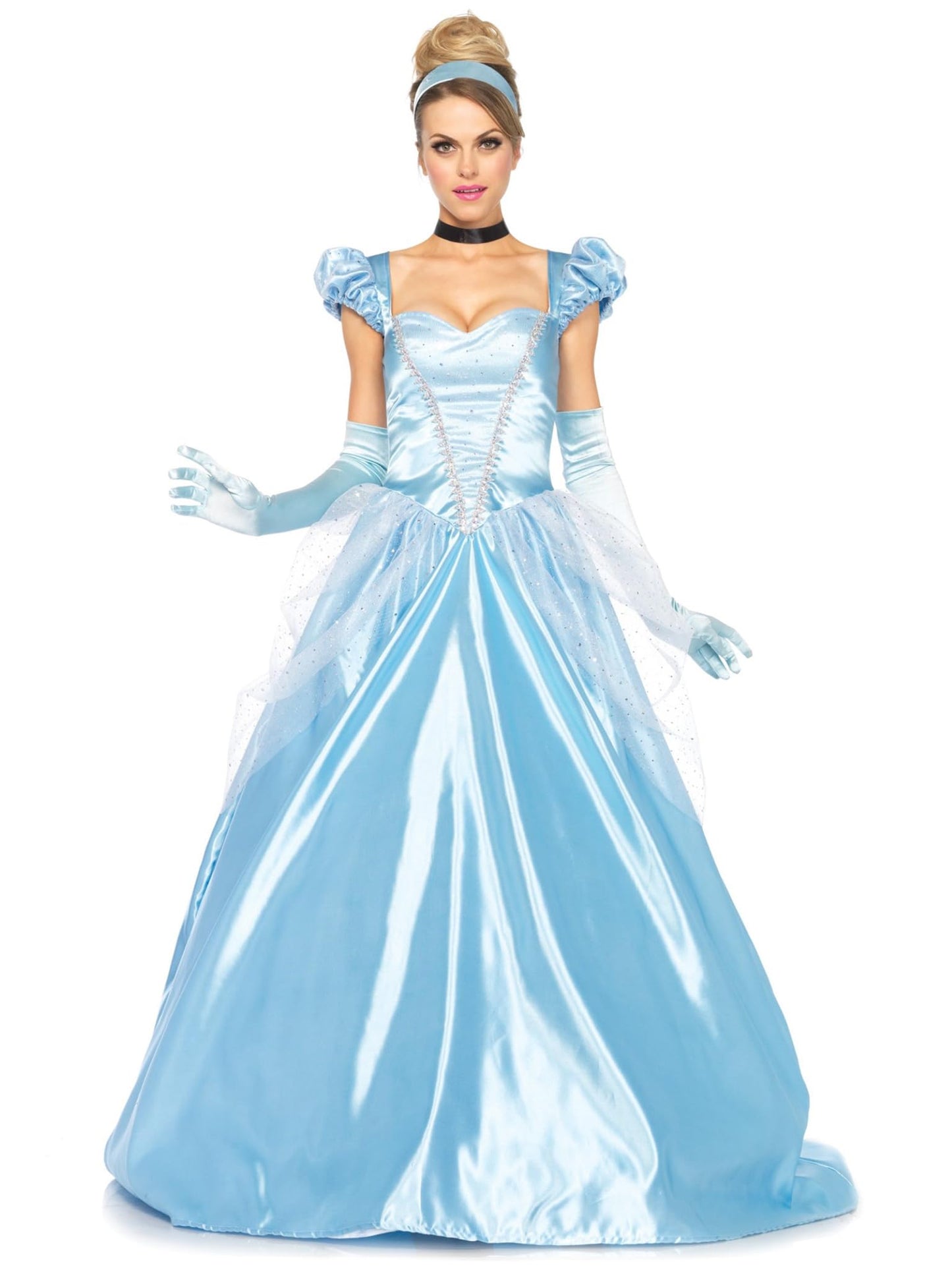 Cinderella Costume for Women - Classic Princess Dress Halloween Outfit Women's