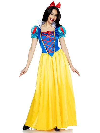 Snow White Costume - Classic Princess Dress Full Length Women's Outfit Women's