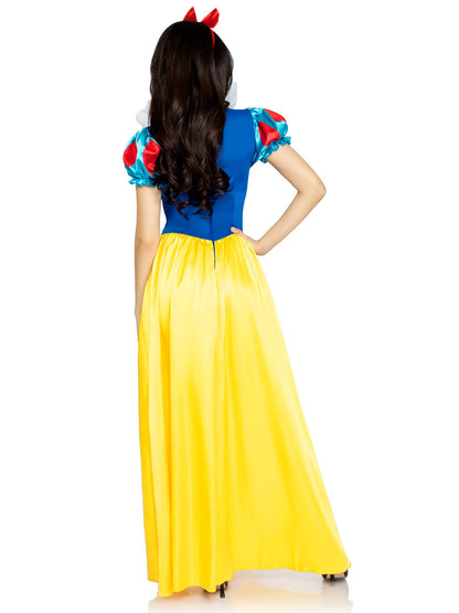 Snow White Costume - Classic Princess Dress Full Length Women's Outfit