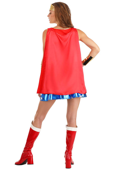 Wonder Woman Costume - Women's Superhero Outfit with Cape and Accessories