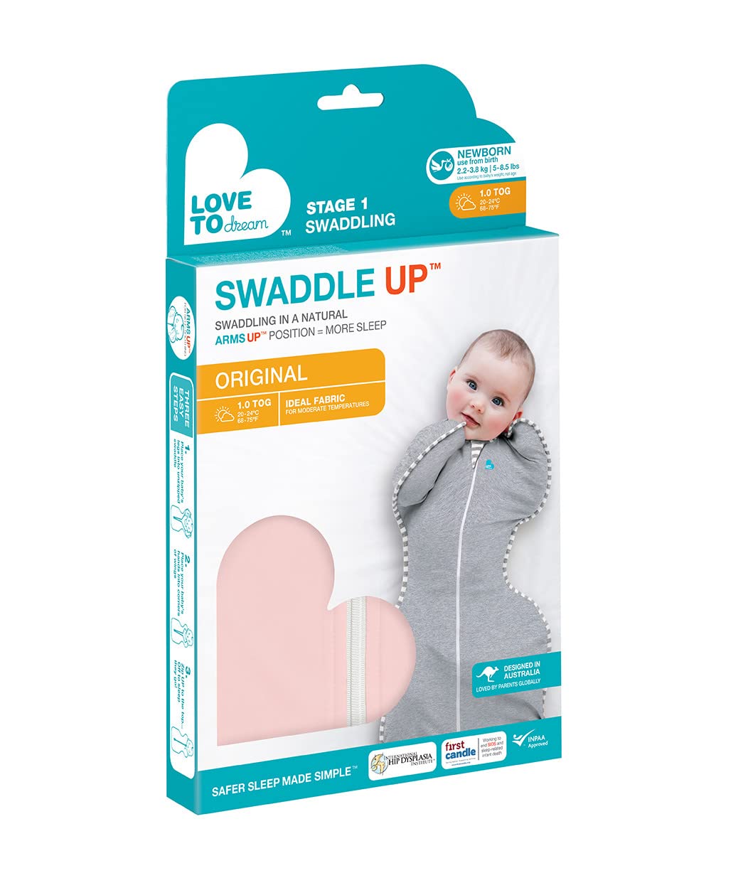 Baby Swaddle Sleep Sack Arms Up Newborn 8-13lbs Self-Soothing Swaddle