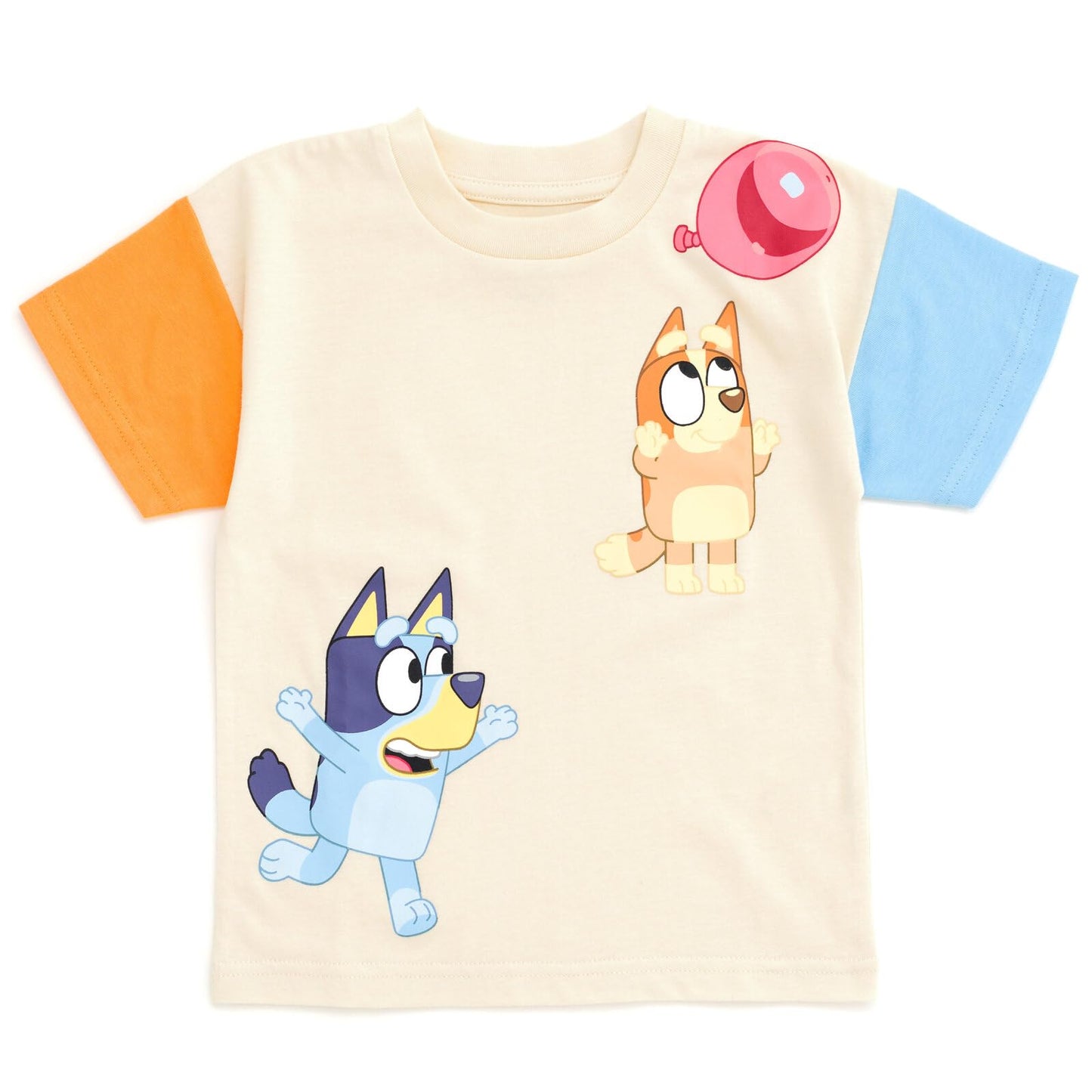 Bluey 3-Piece Kids Outfit Set - T-Shirt, Shorts & Baseball Cap for Toddlers to Big Kids