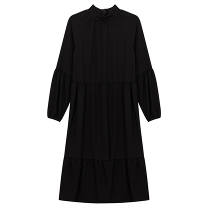 Tiered Dress With Zip