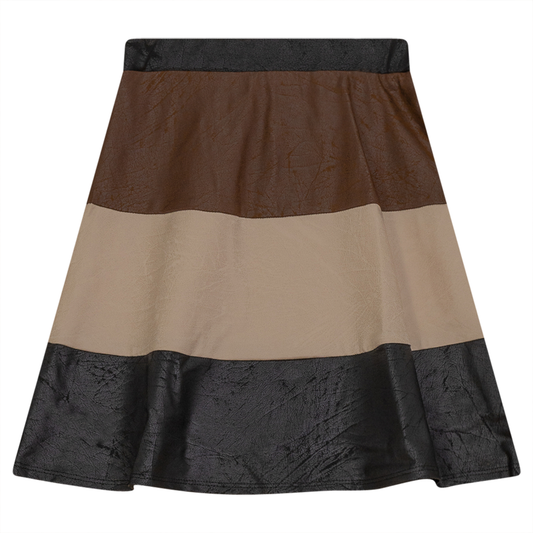 Three Tone A-Line Skirt