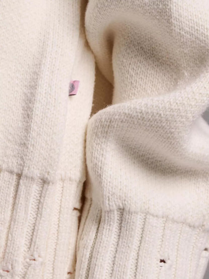 Embroidered 'Great Day' Dropped Shoulder Sweater